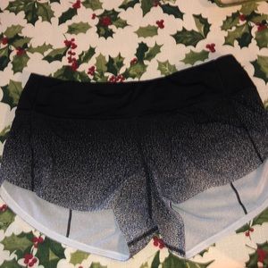 lululemon ombré shorts